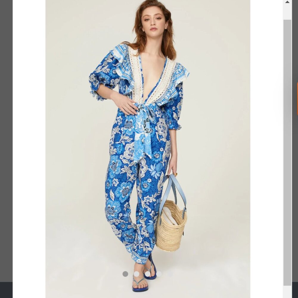 FARM Rio Full of Flowers Jumpsuit NEW with TAGS